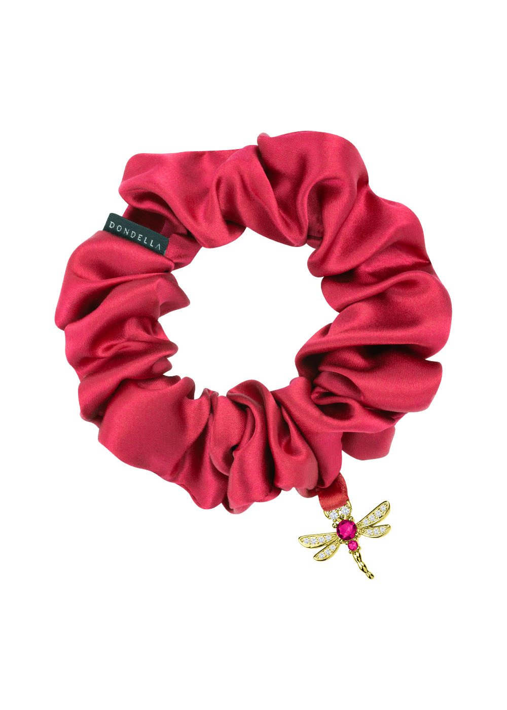 Luxury Silk Scrunchie - Dragonfly