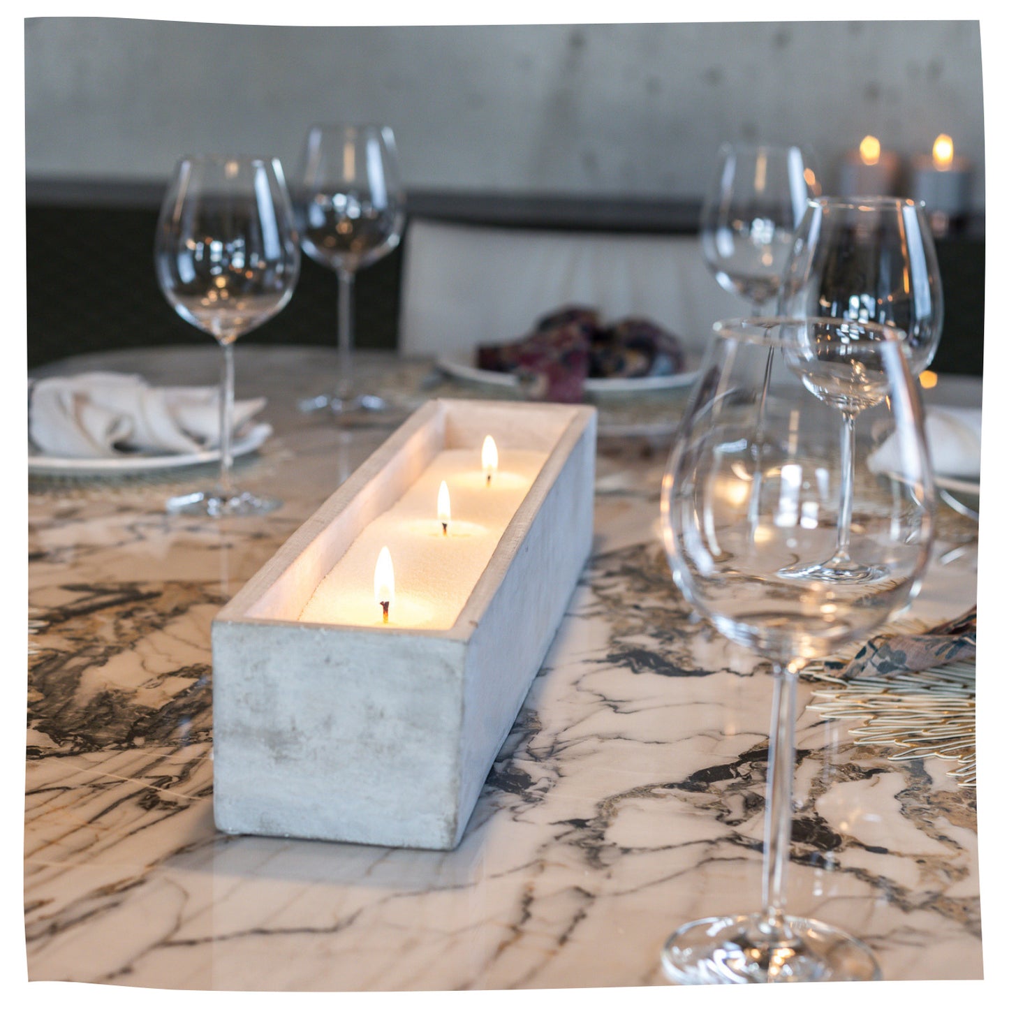 Puuterikynttilä - Timanttipöly ~140h