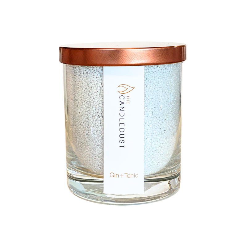Puuterikynttilä lasissa - Gin + Tonic 160g