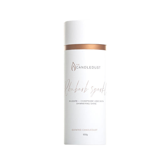 Puuterikynttilä - Raparperin kimallus ~ 140h