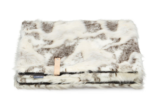 Tösse Blanket - Brown & White 